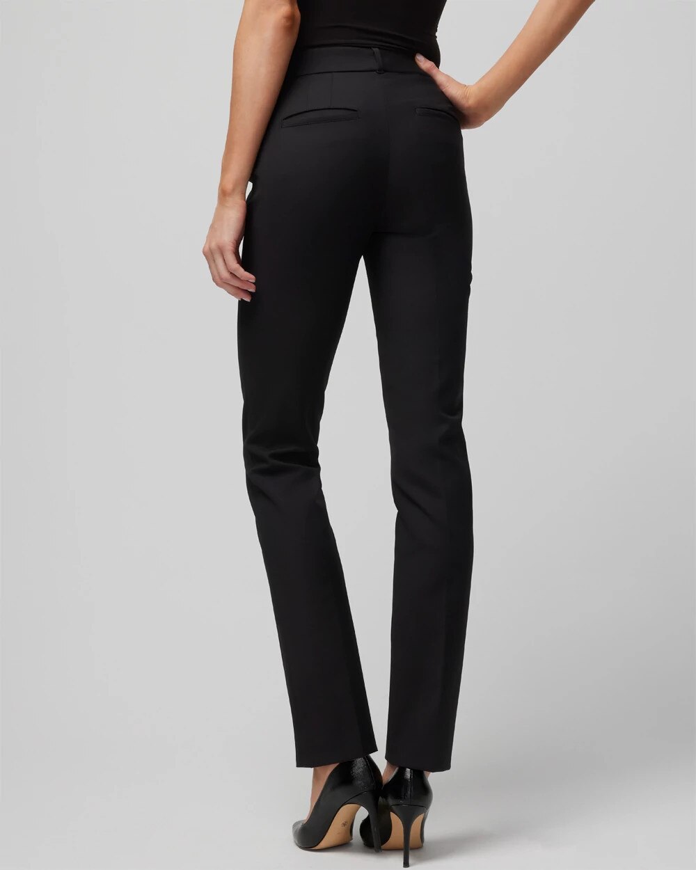 Calvin Klein Luxe Stretch Slim-Leg Pants | Dillard's